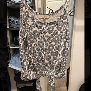 LOFT Tie-Front Strappy Tank Top